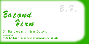 botond hirn business card